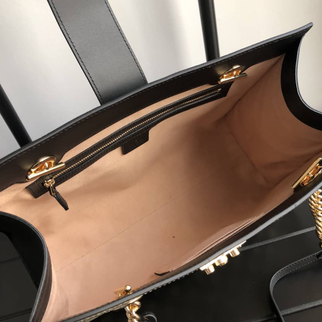 Gvc*1 Padlock Medium GG Svp*me Shoulder Bag Replica Brown 479197