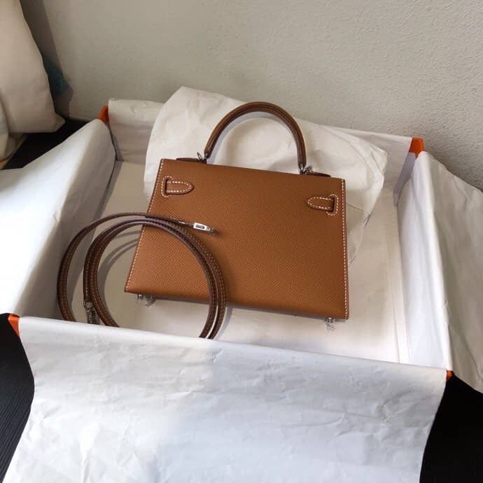 H**me5 Kelly Dupe 20 Epsom Leather Replica Bag