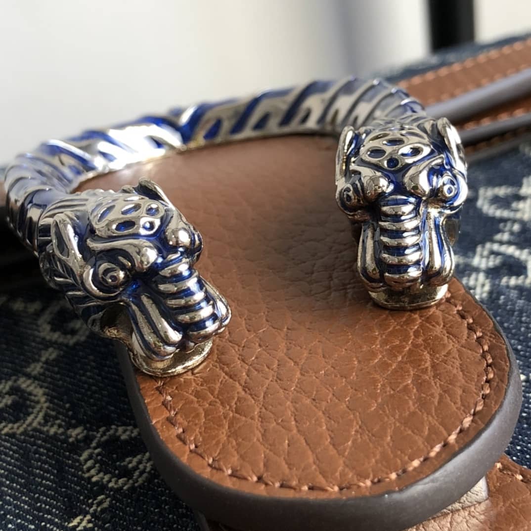 Gvc*1 Dionysus Dupe GG Svp*me Dionysus Chain Shoulder Bag Replica Blue 400249