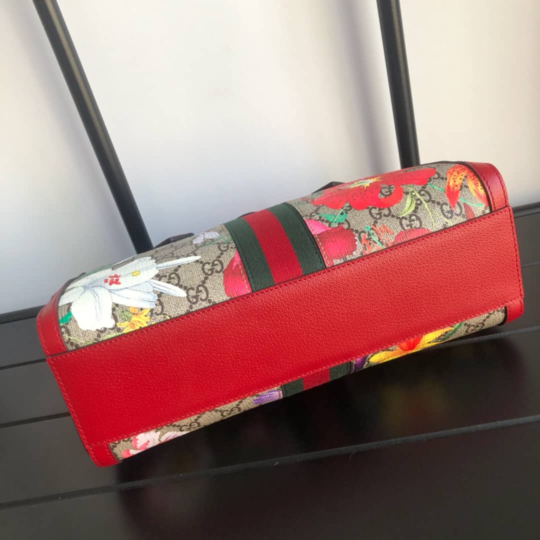 Gvc*1 Ophidia GG Flora Medium 2way Replica Boston Bag 524532