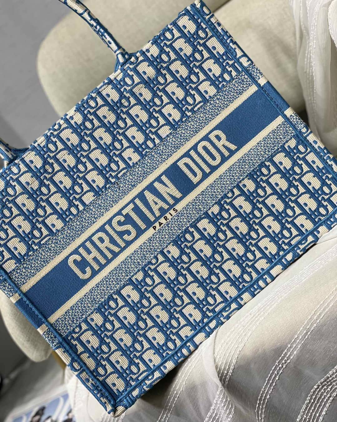 Chr1st1an D10r Tote Bag Dupe CD Book Embroidery