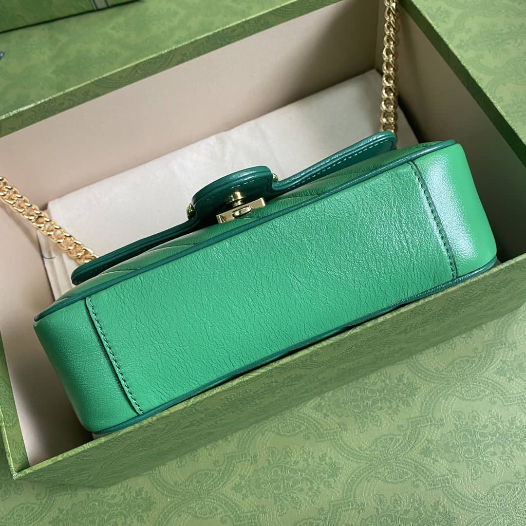 Gvc*1 Marmont GG Matelasse Leather Mini Shoulder Bag Replica 446744