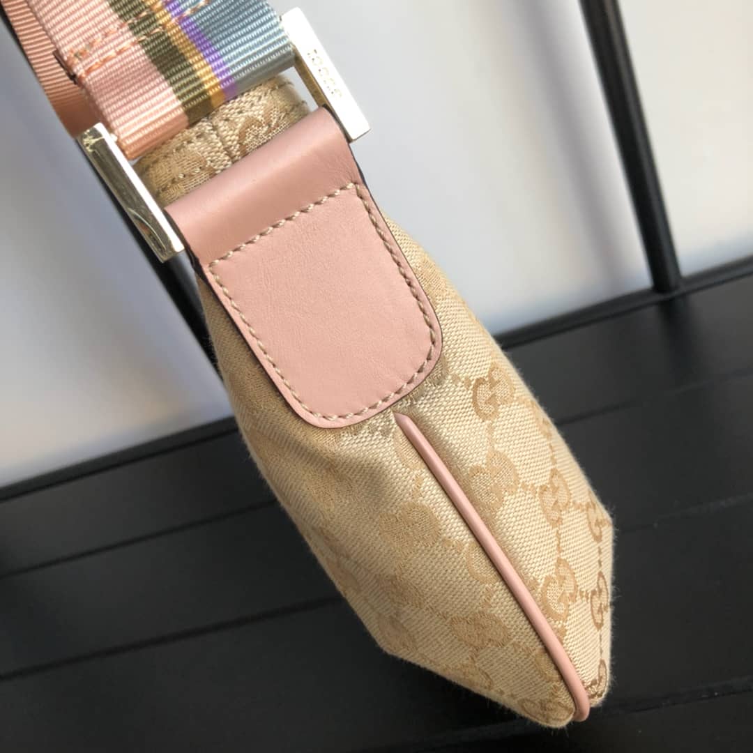 Gvc*1 GG Canvas Shoulder Bag Replica Beige 189749