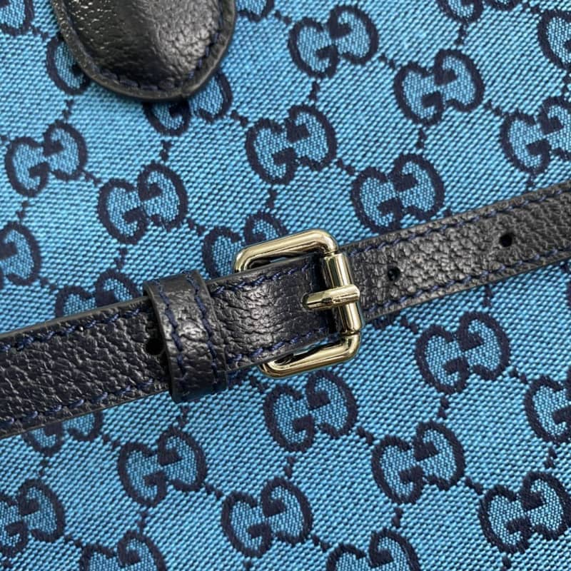 Gvc*1 Les Pommes Large Tote Replica Blue 659980