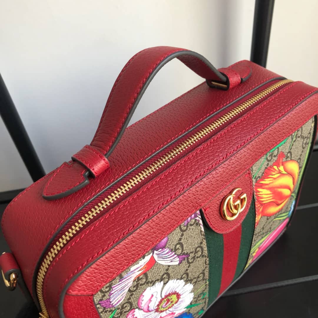 Gvc*1 Ophidia Small GG Shoulder Bag Replica Red 550622