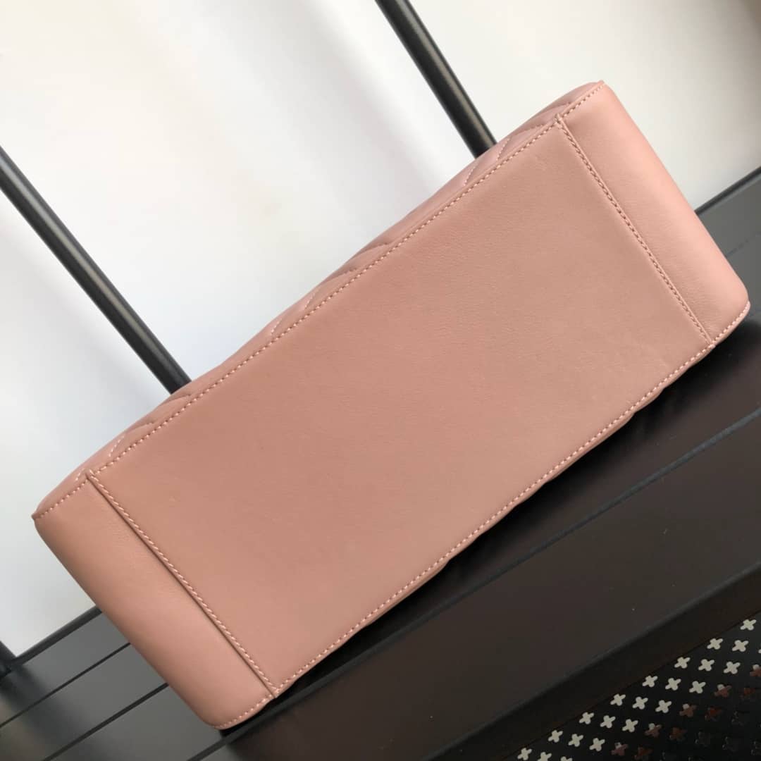 Gvc*1 GG Marmont Chain Shoulder Bag Replica Pink 453569