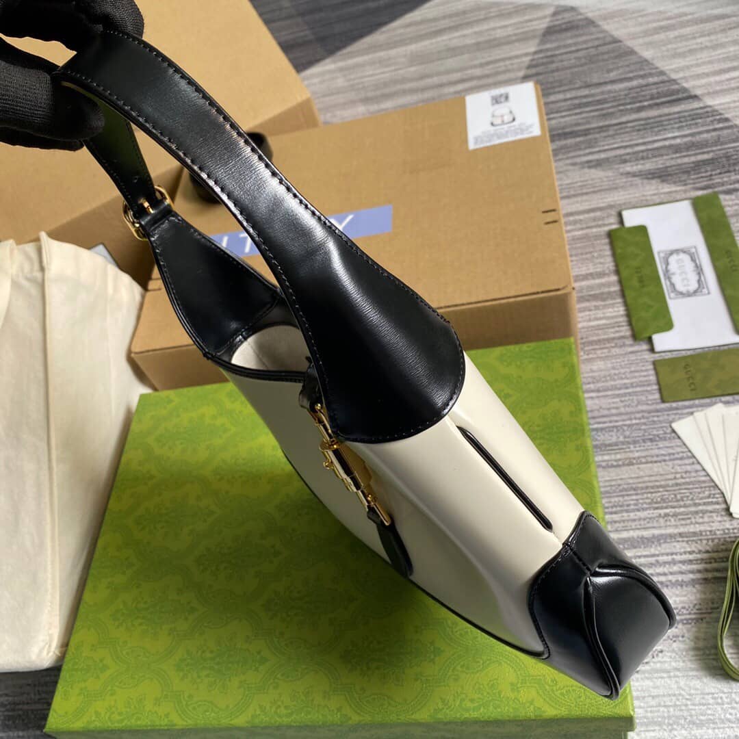 Gvc*1 GG Jackie 1961 Mini Shoulder Bag Replica White 637092