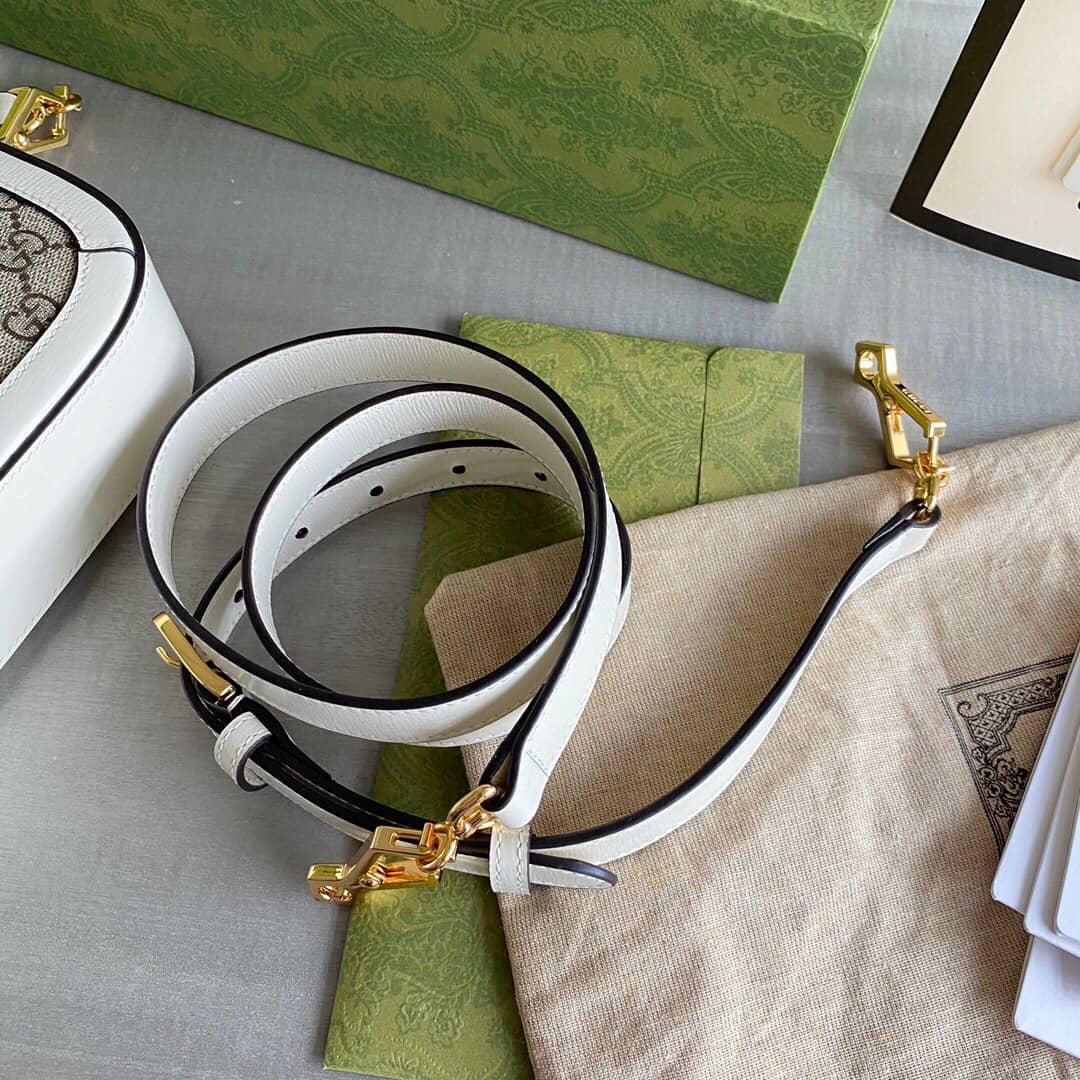 Gvc*1 Horsebit 1955 Mini Bag Replica White 658574