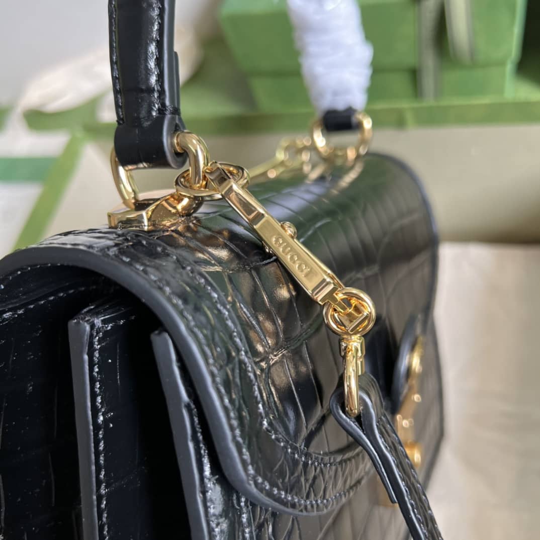 Gvc*1 Ophidia Small Top Handle Shoulder Bag With Web 651055 Replica