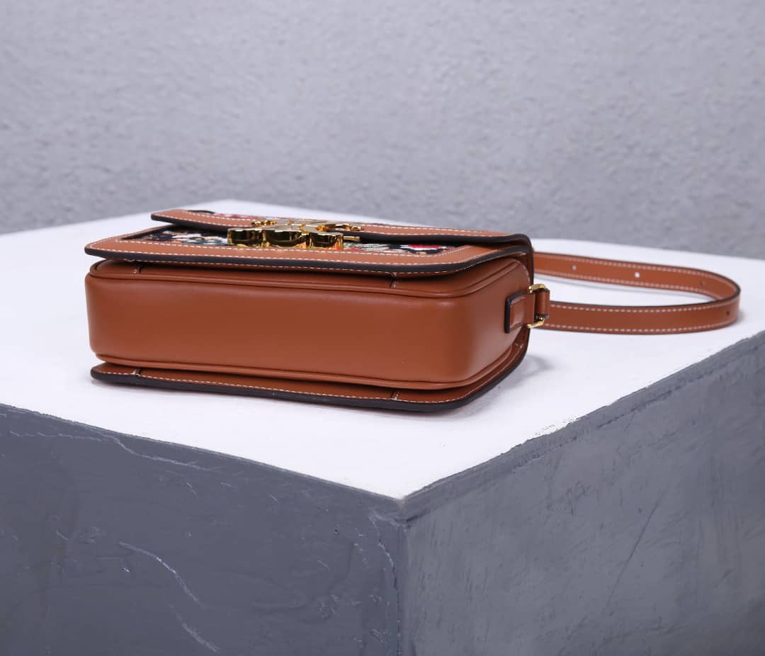 Ce1i*e Bag Dupe Triomphe Teen 18.5cm