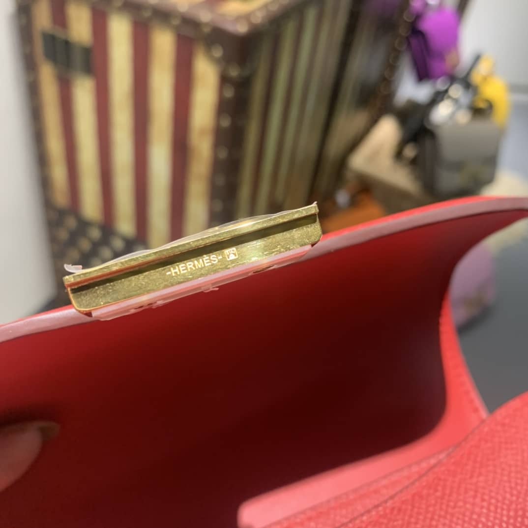 H**me5 Birkin Replica Constance Bag 18CM Epsom Leather