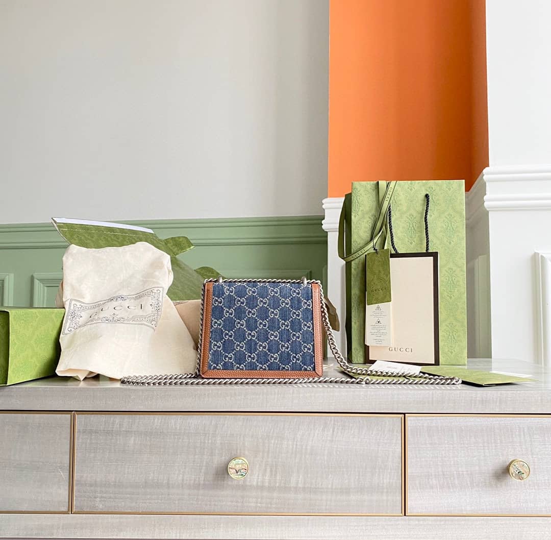 Gvc*1 GG Svp*me Dionysus 2way Mini Chain Shoulder Bag Replica Blue 421970