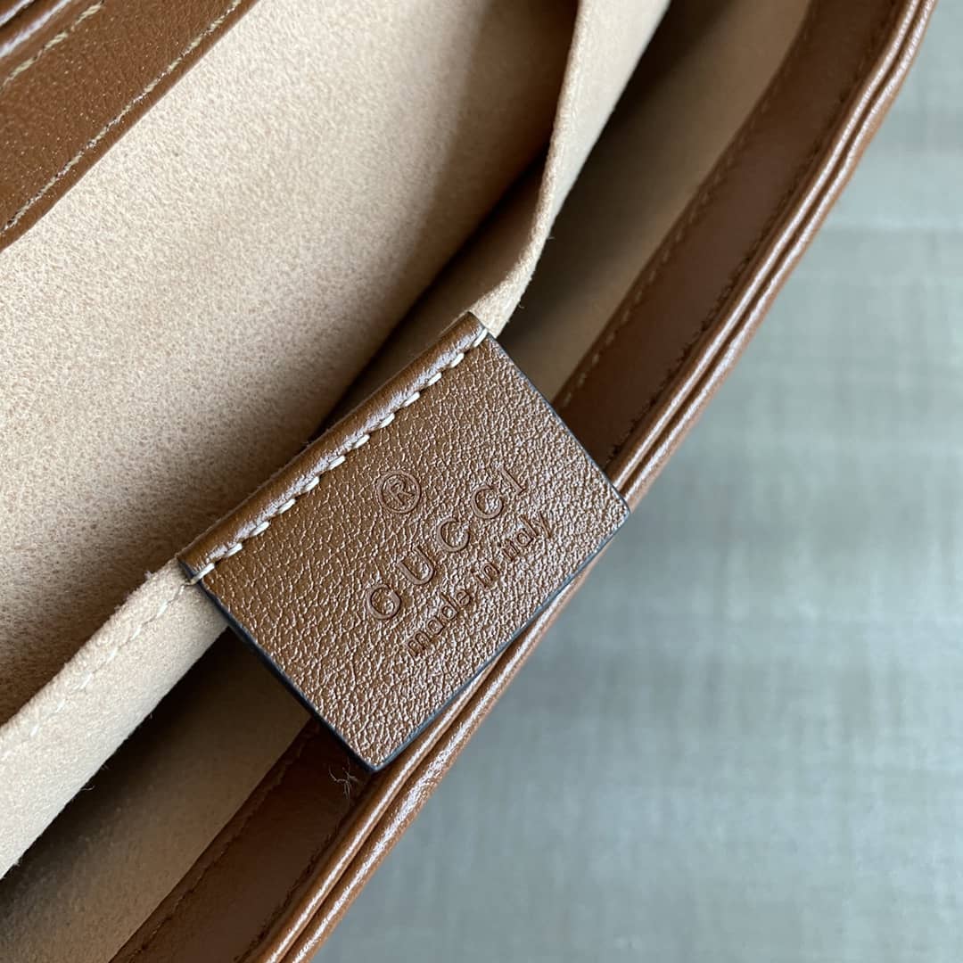 Gvc*1 GG Marmont Mini Matelasse Shoulder Bag Replica Brown 446744