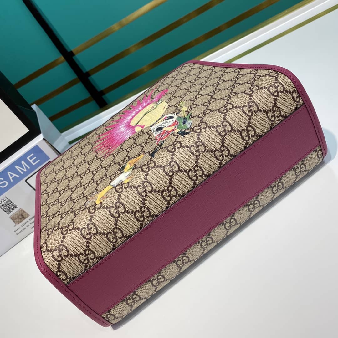 Gvc*1 GG Printed Multicolor Kids Girl Tote Replica 605614