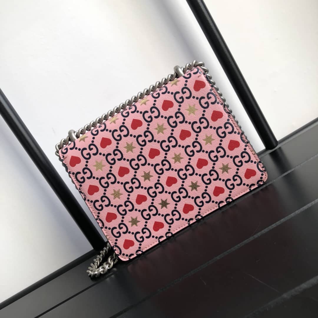 Gvc*1 Dionysus Dupe GG Svp*me Dionysus 2way Mini Chain Shoulder Bag  Pink 421970