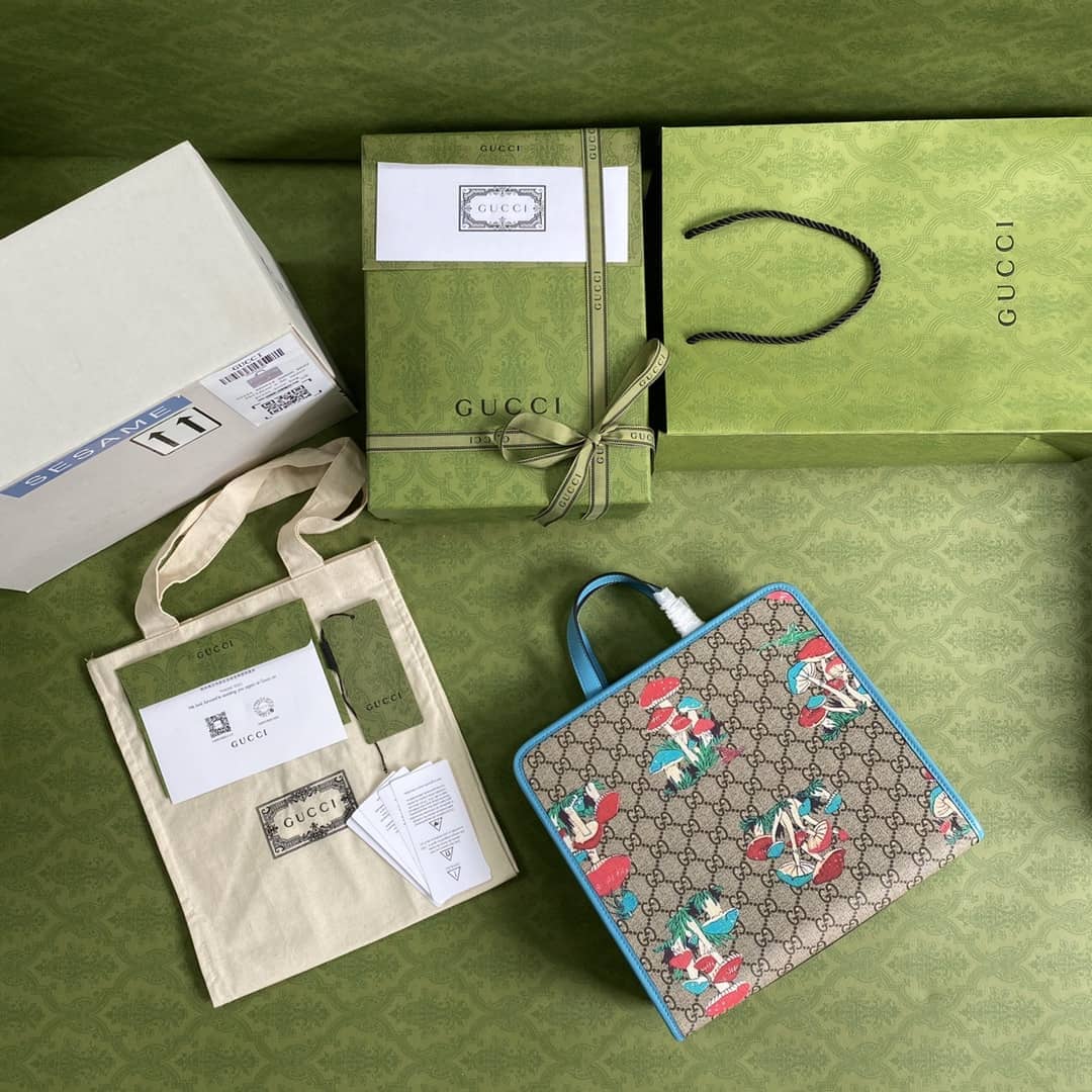 Gvc*1 Children Mushroom Print 605614 Replica Tote Bag