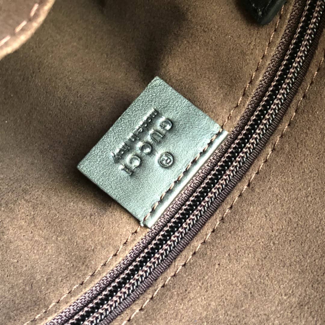 Gvc*1 Mens Svp*me Leather Double G Messenger Bag Replica 406388