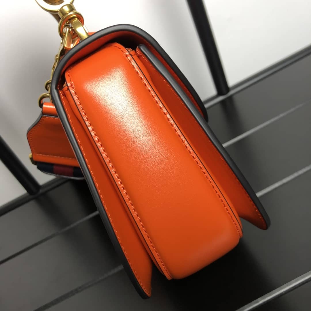 Gvc*1 Bamboo 1947 Small Top Handle Bag 675797 Red Replica