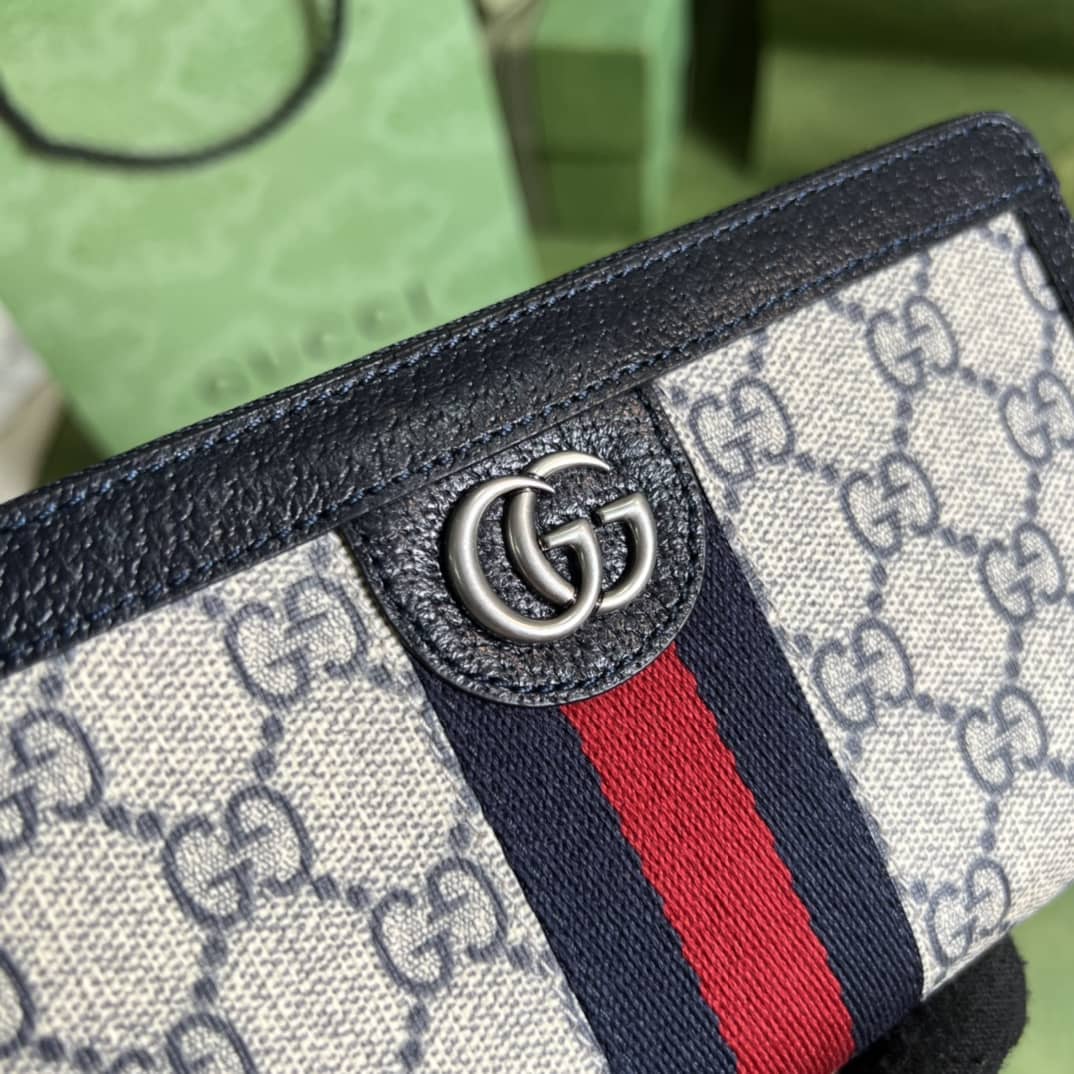 Gvc*1 Ophidia GG Zip Around Wallet 523154 Replica