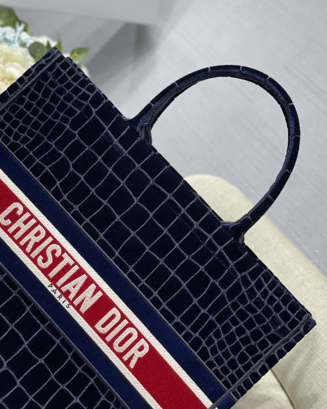 Chr1st1an D10r Tote Bag Dupe CD Book Embroidery