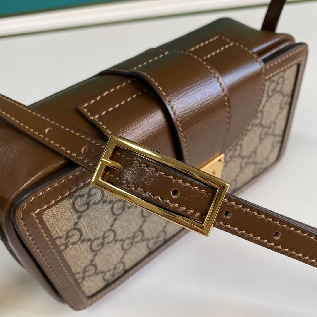 Gvc*1 GG Mini Bag With Clasp Closure Replica 614368