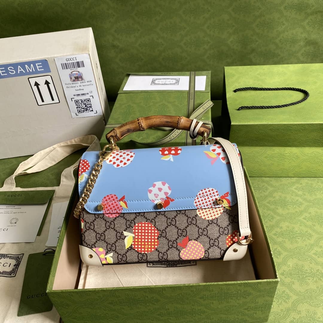 Gvc*1 Padlock Small Bamboo Shoulder Bag Replica 603221