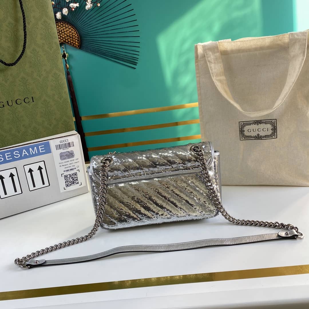 Gvc*1 Marmont GG Small matelassé Shoulder Bag Replica 443497