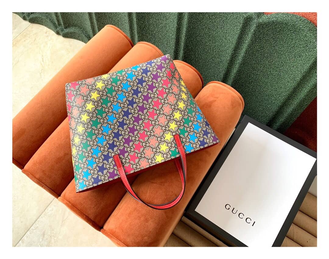 Gvc*1 Children GG Tote With Pineapple Bag Replica Colorful 580840