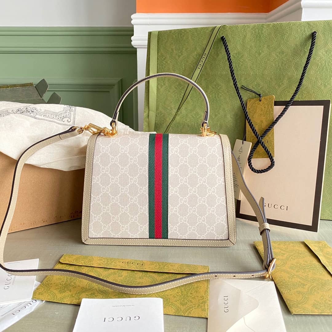 Gvc*1 Ophidia Small Top Handle Shoulder Bag With Web 651055 Replica