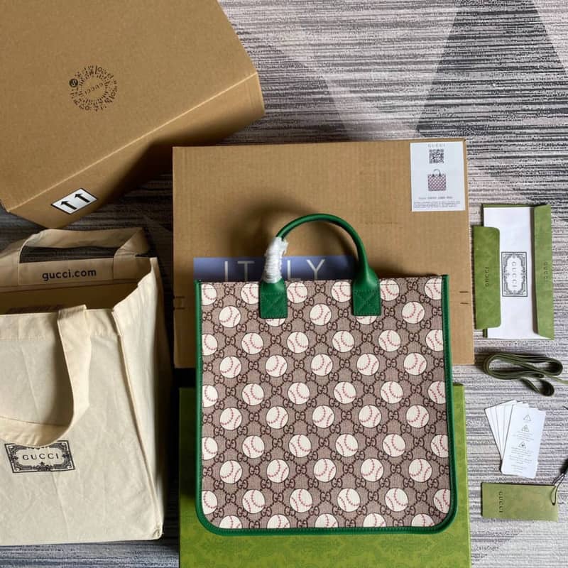 Gvc*1 GG Multicolor Kids Girl Tote Replica Brown 550763