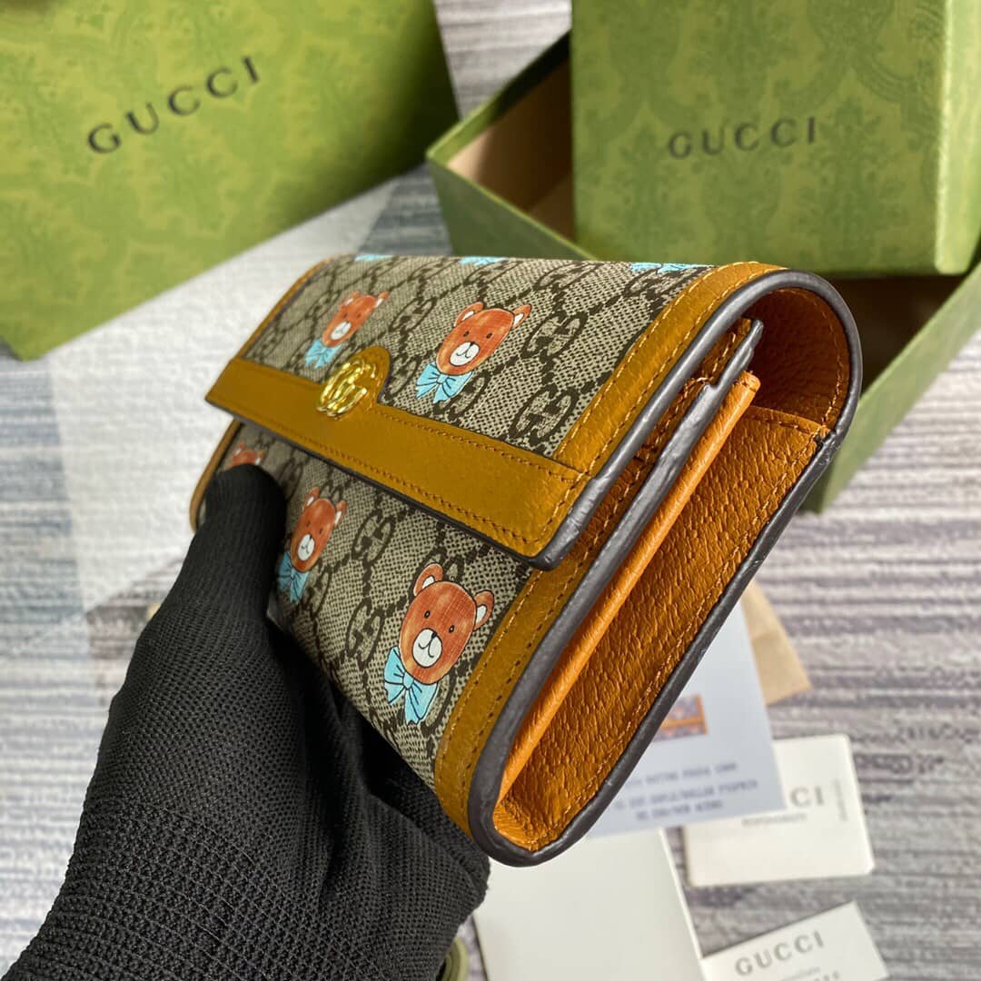 Gvc*1 Teddy Bear Wallet Replica 647786