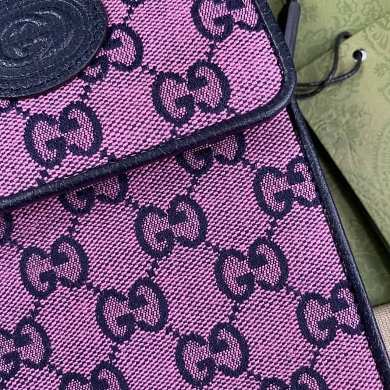 Gvc*1 GG Multicolor Mini Bag Replica Purple 657582