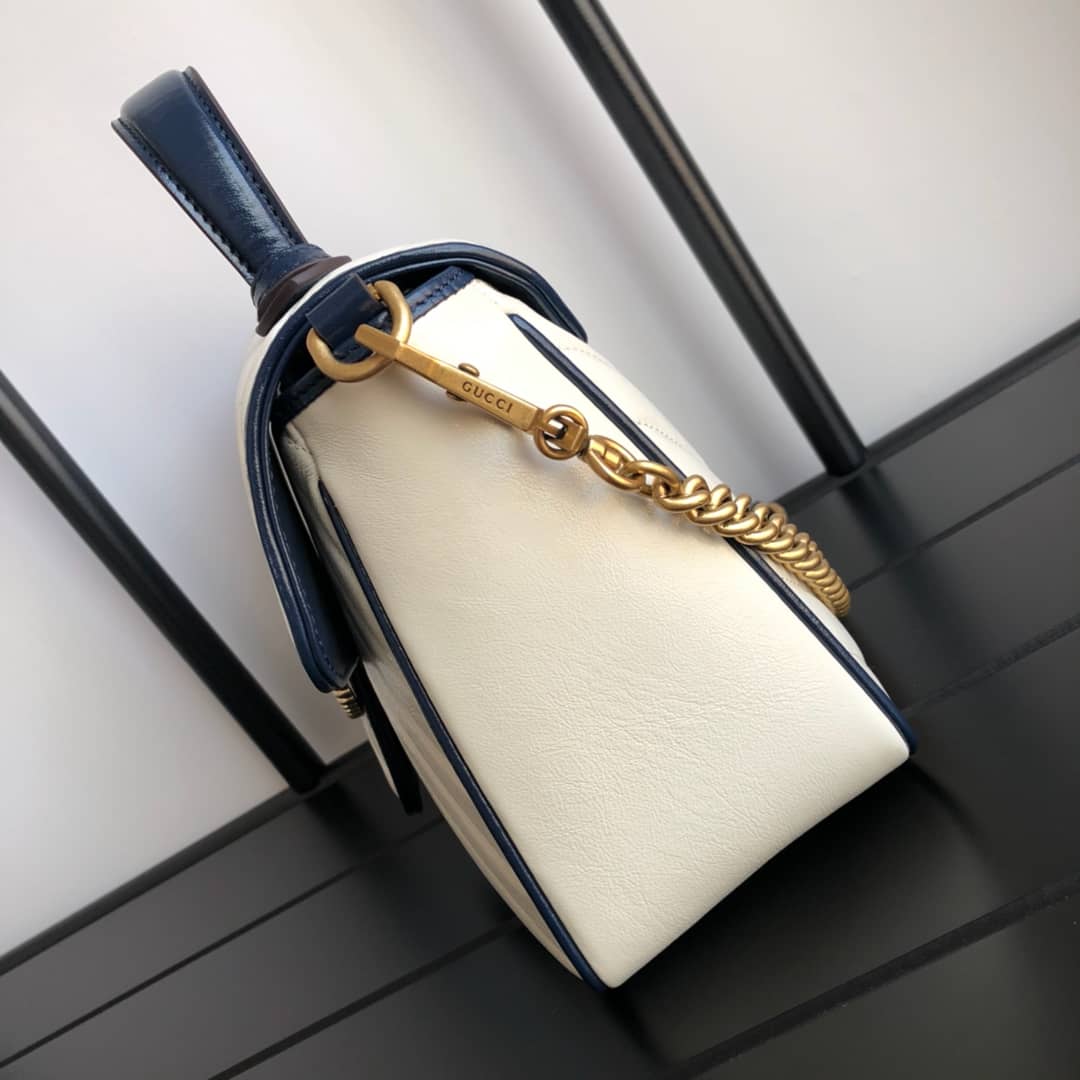 Gvc*1 Marmont Dupe GG Marmont Replica Bag White 498100