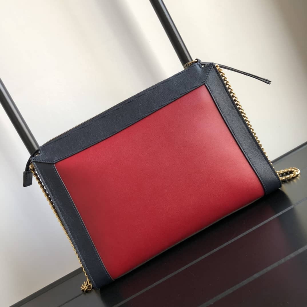 Gvc*1 Small Shoulder Bag With Double G Replica Blue 648999