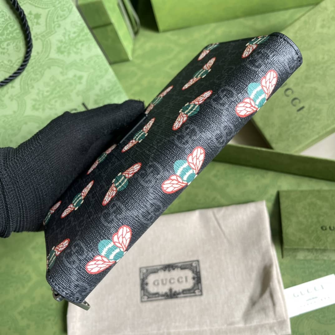 Gvc*1 PVC Bee Zip Long Wallet Replica 451273