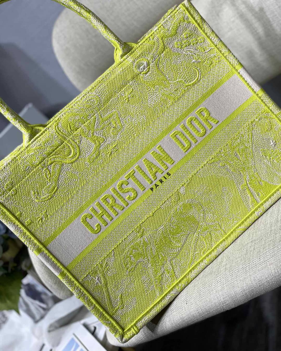 Chr1st1an D10r Tote Bag Dupe CD Book Embroidery