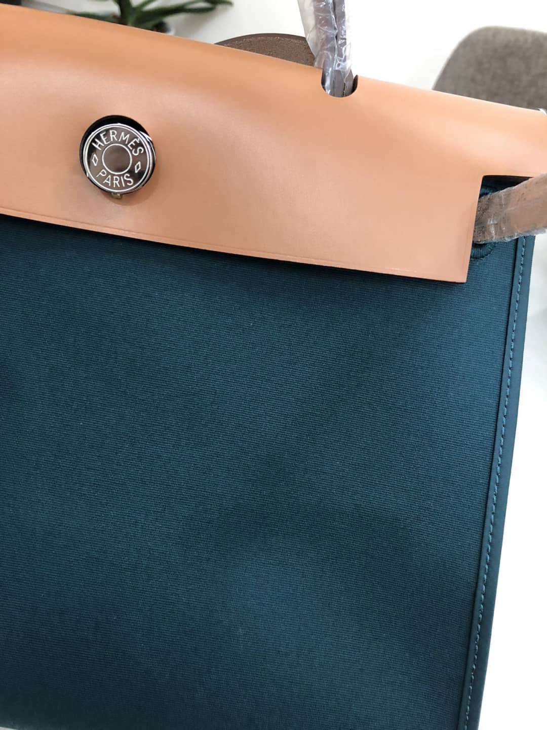 Replica H**me5 Birkin Bag 31 Canvas Leather HerBag