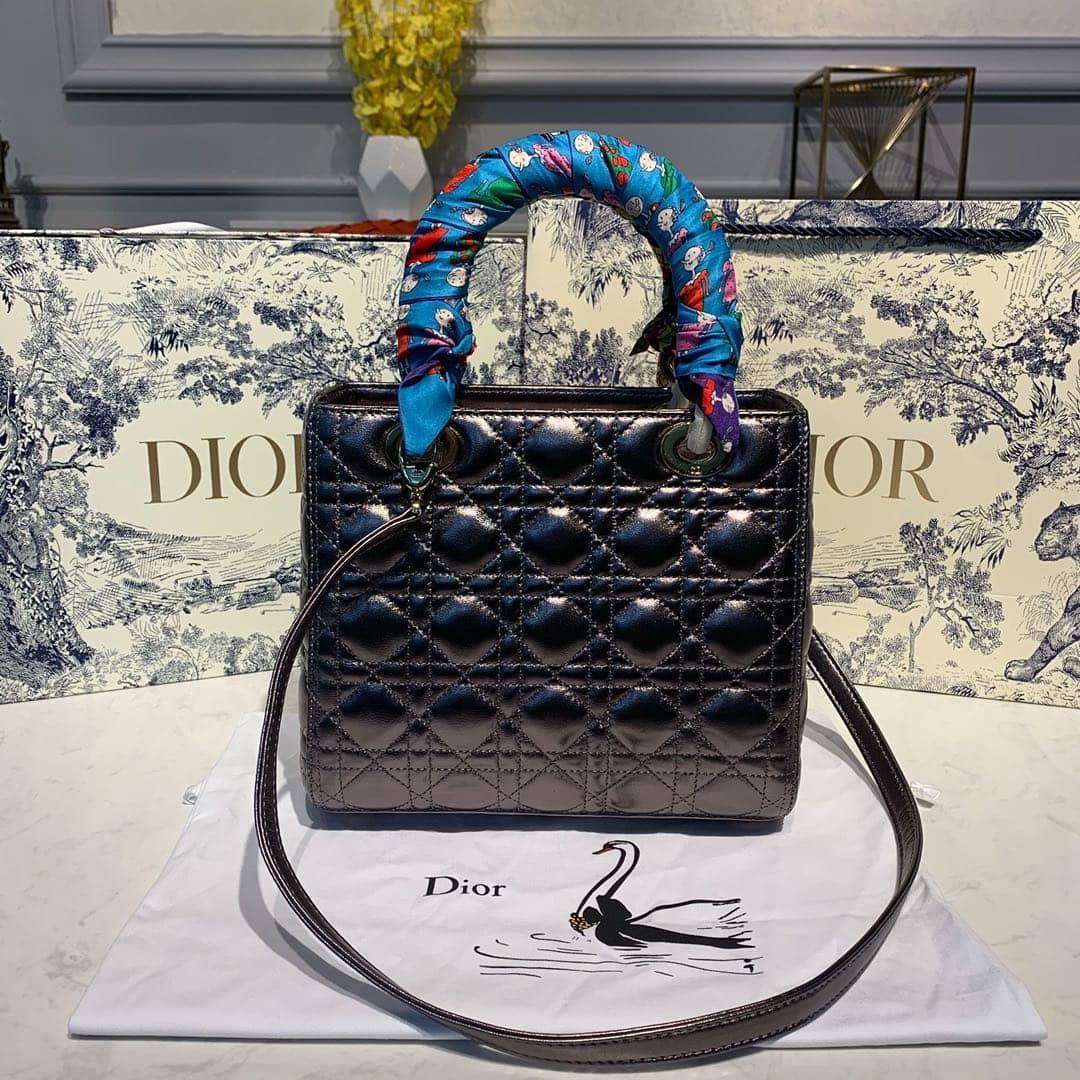 Chr1st1an D10r Lady D10r 24CM Replica Bag