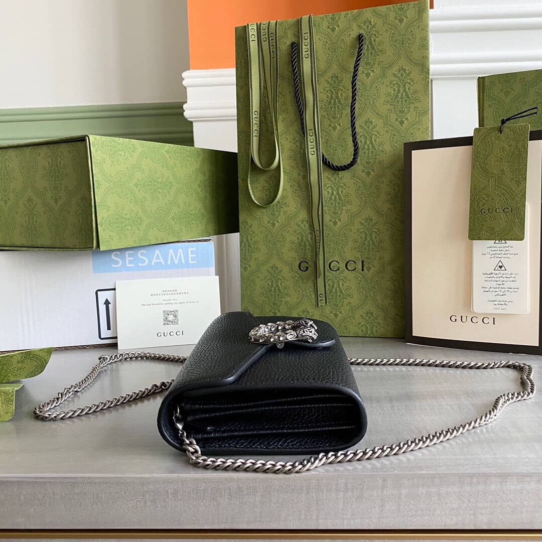 Gvc*1 Dionysus Chain Wallet Shoulder Bag Replica Black 401231