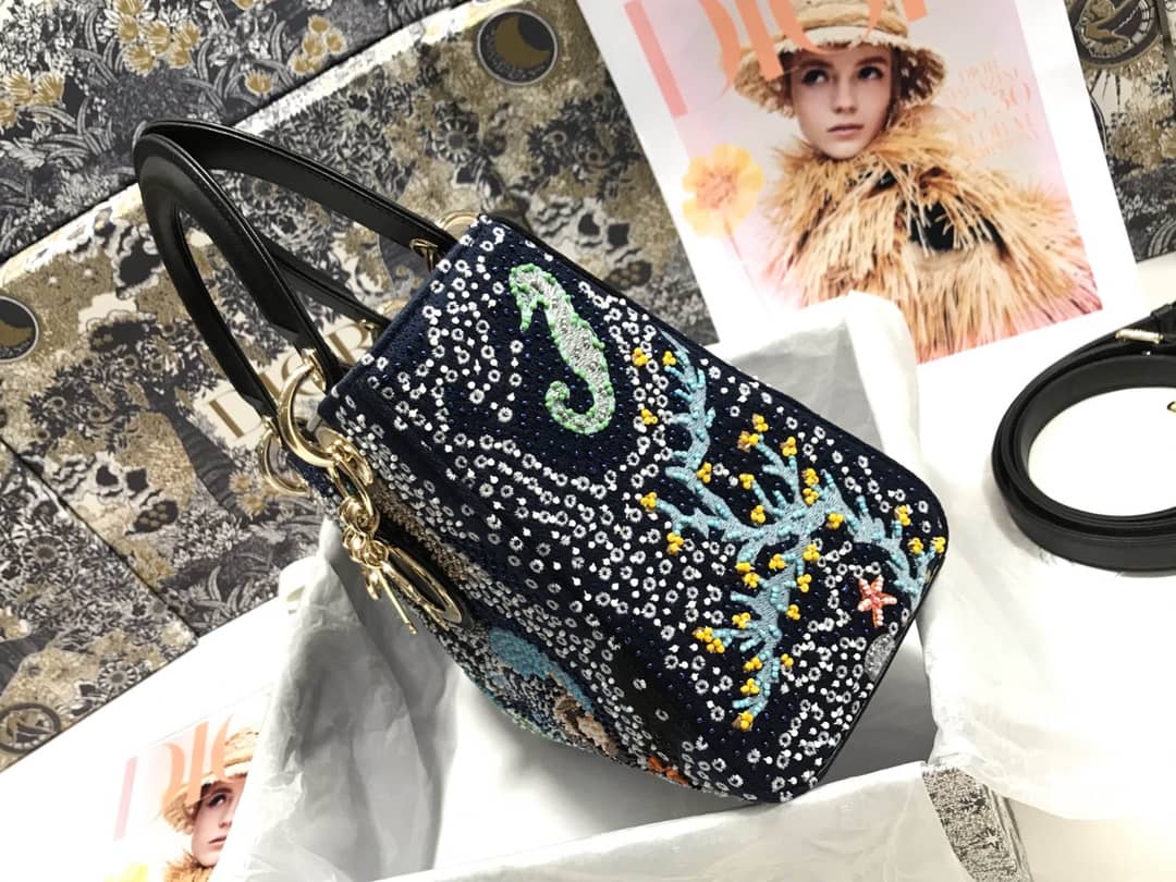 Chr1st1an D10r Lady D10r 24CM Replica Bag