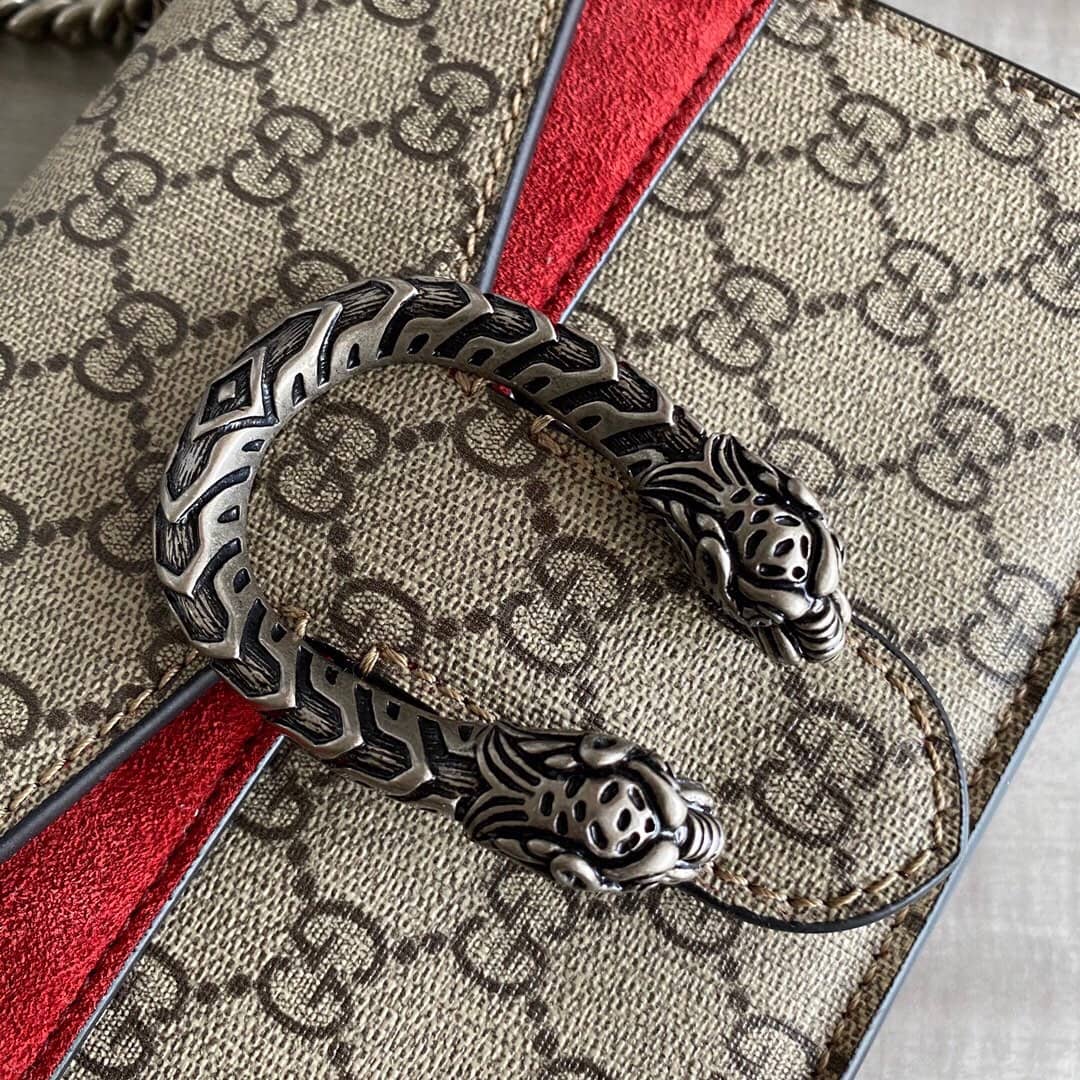 Gvc*1 Dionysus Dupe Svp*me Dionysus 2way Mini Chain Shoulder Bag Replica Red 421970