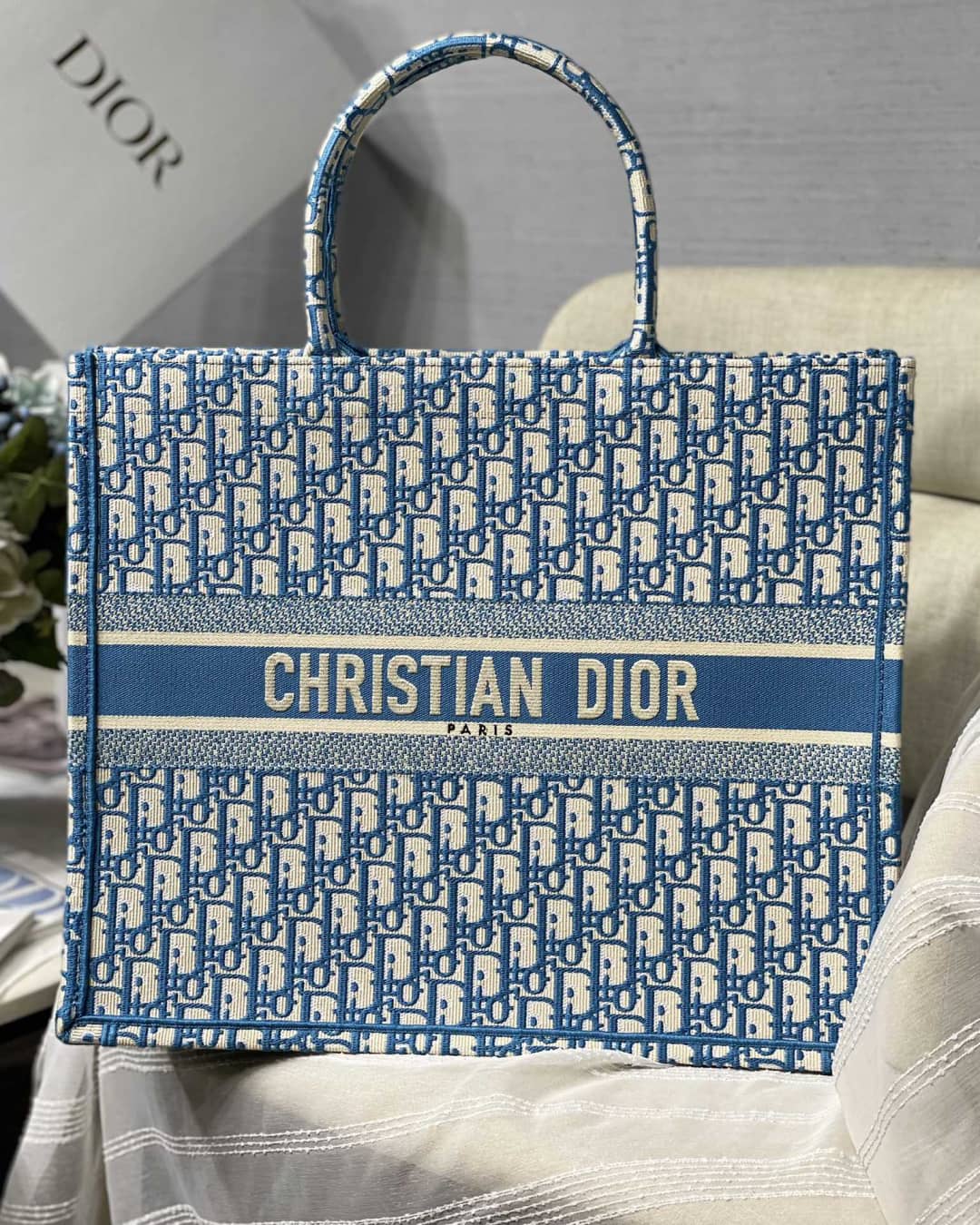 Chr1st1an D10r Tote Bag Dupe CD Book Embroidery