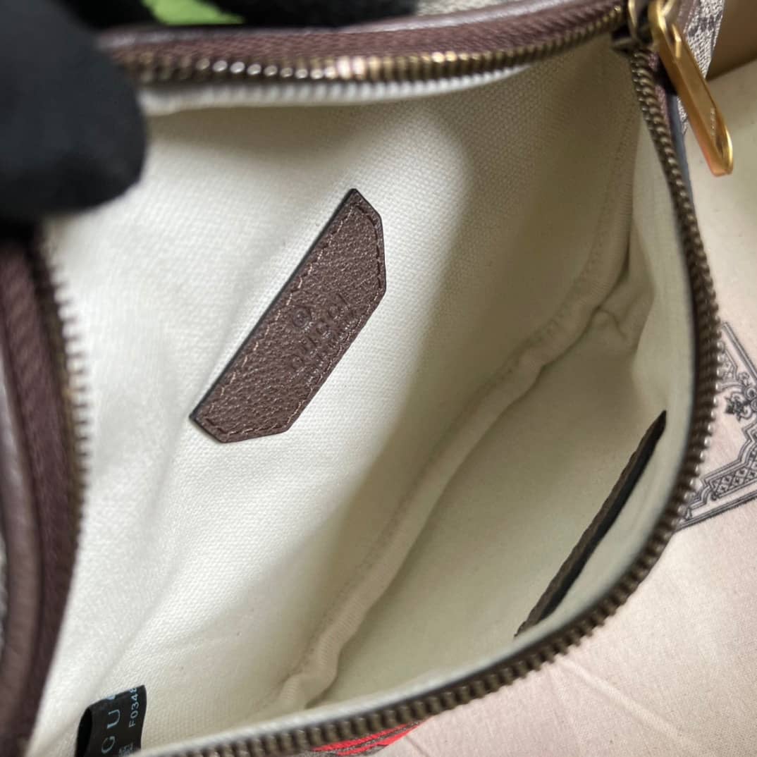 Gvc*1 Svp*me Canvas Tiger GG Belt Bag Beige Ebony 675181 Replica