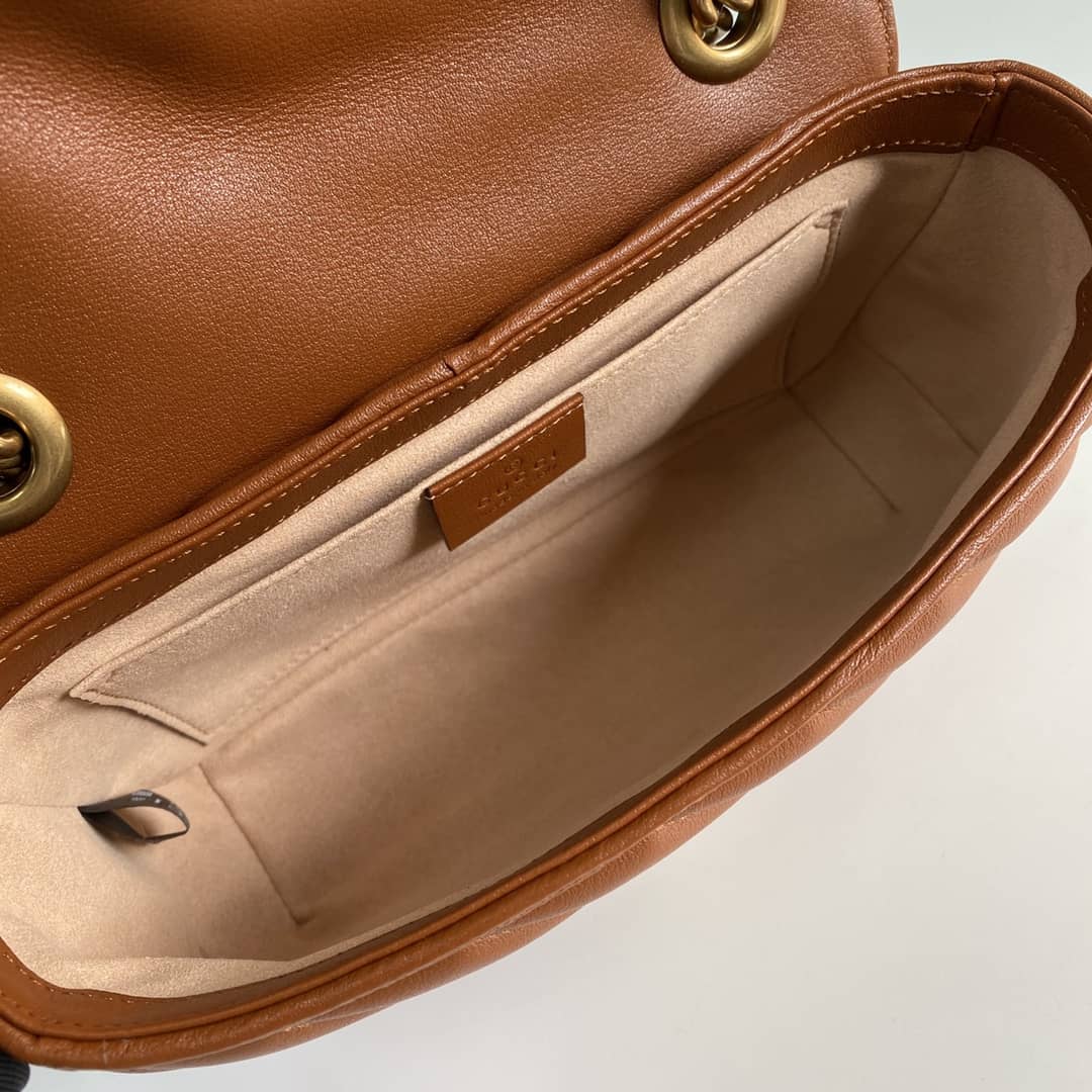 Gvc*1 Marmont GG Matelasse Leather Mini Shoulder Bag Replica 446744