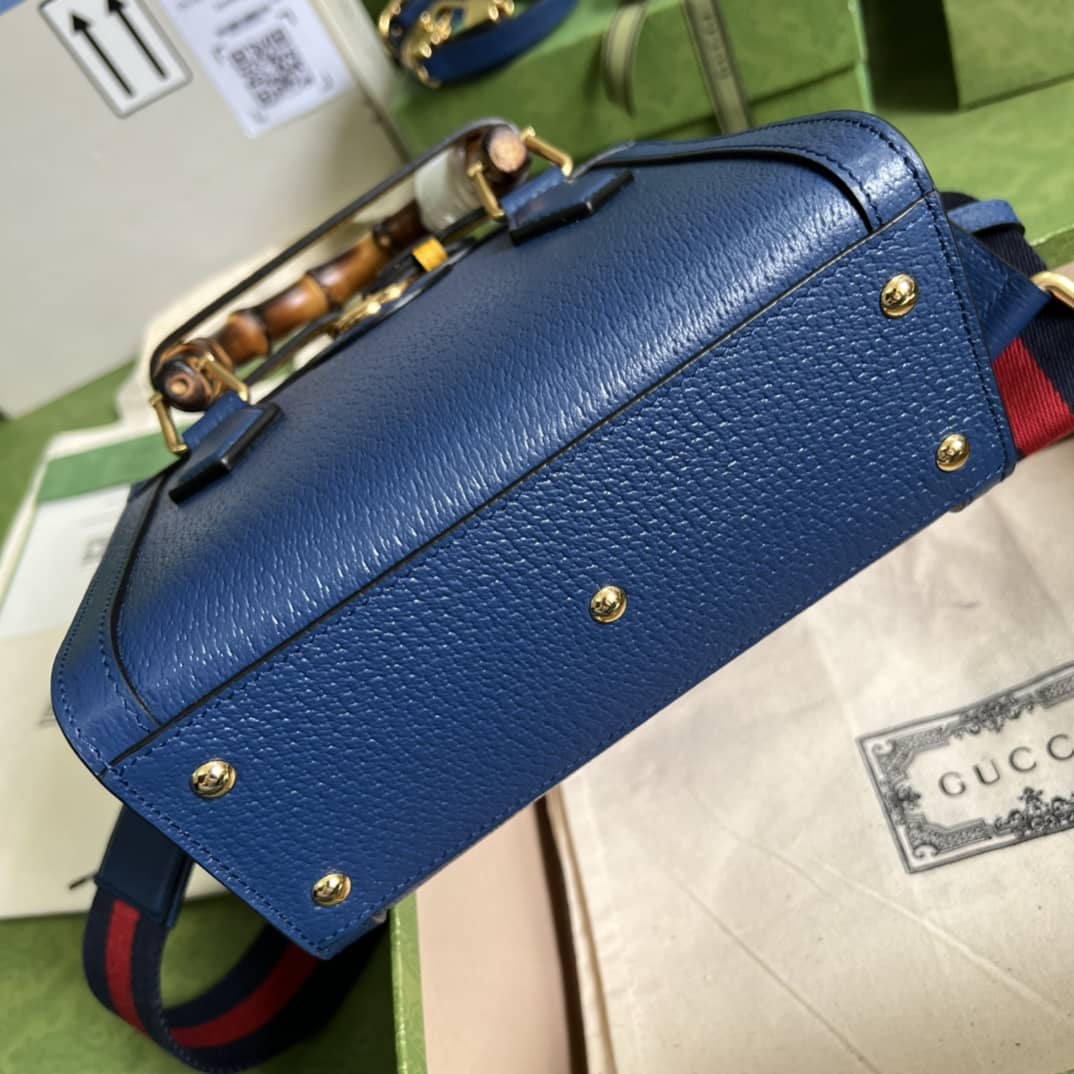 Gvc*1 Diana Mini Tote Blue 702732 Replica Bag