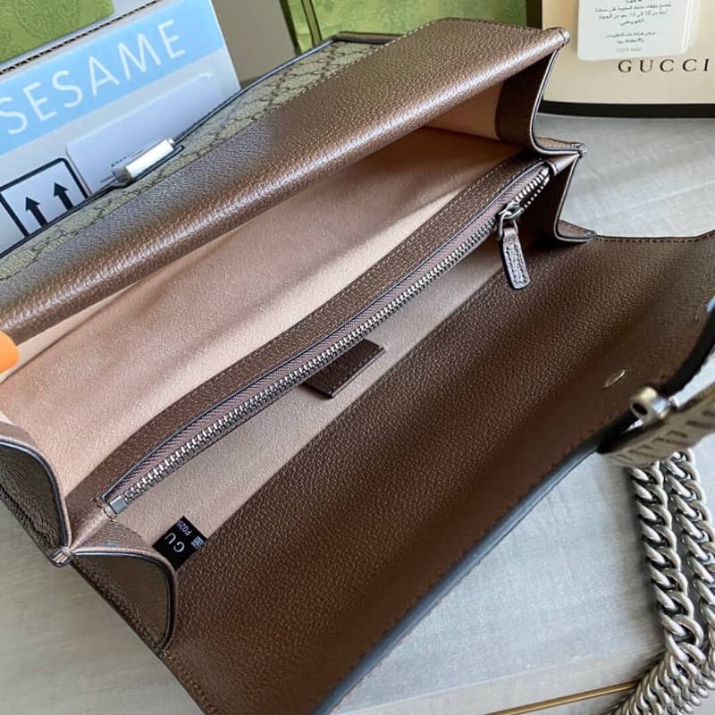 Gvc*1 Dionysus GG Top Handle Bag Brown 621512 Replica