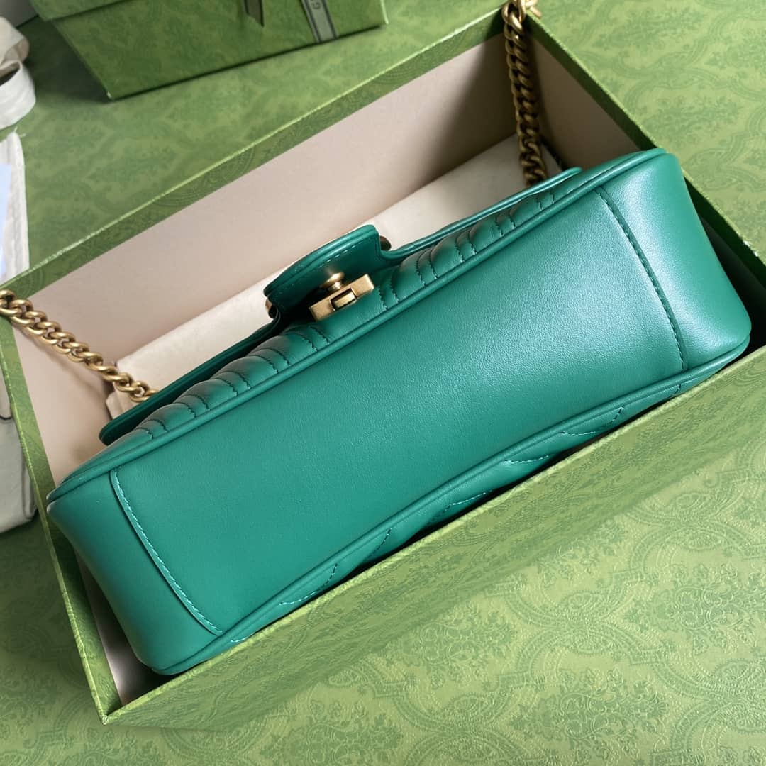 Gvc*1 GG Marmont Small Matelassé Leather 443497 Replica Crossbody Bag