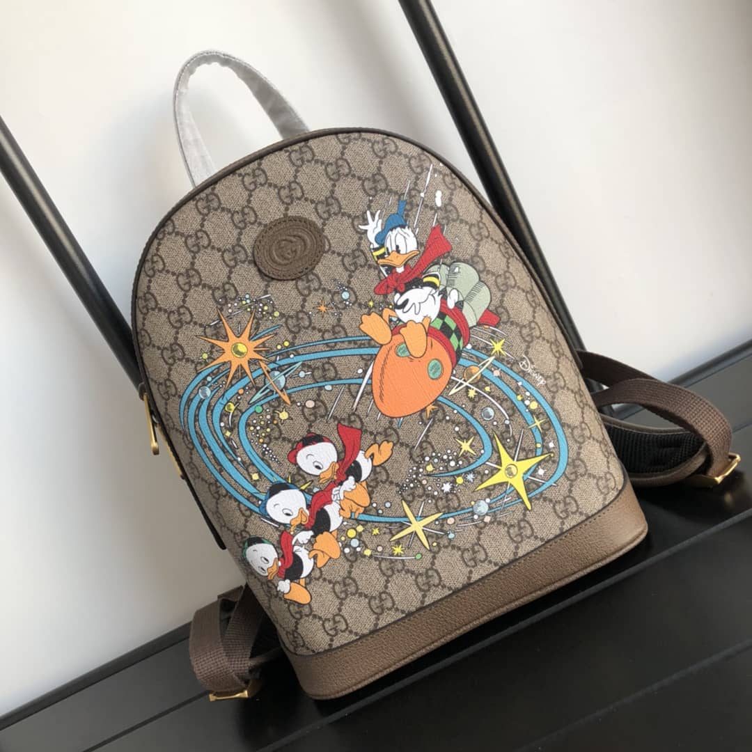 Gvc*1 Disney Small Svp*me Replica Backpack Brown 552884