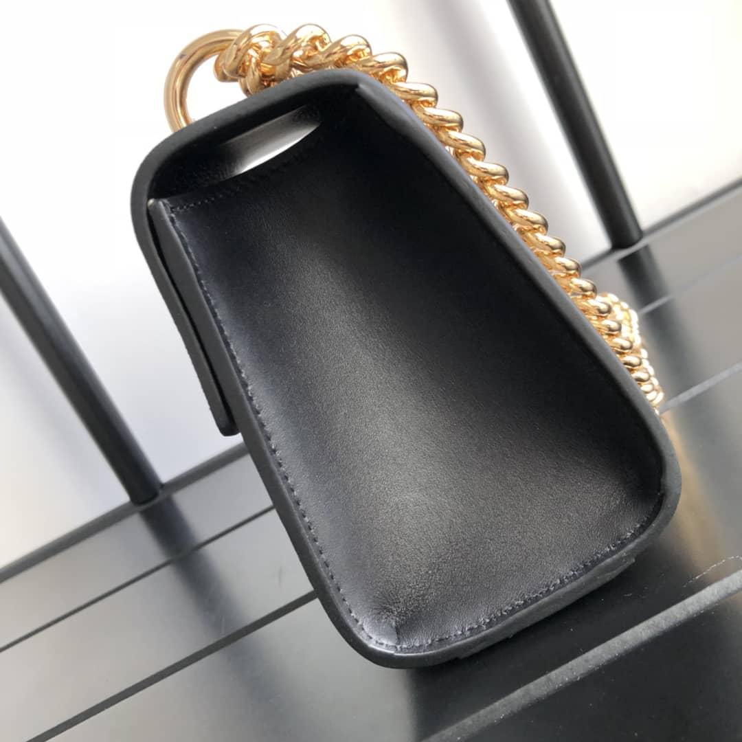 Gvc*1 Padlock Small GG Chain Shoulder Bag Replica Brown 409487