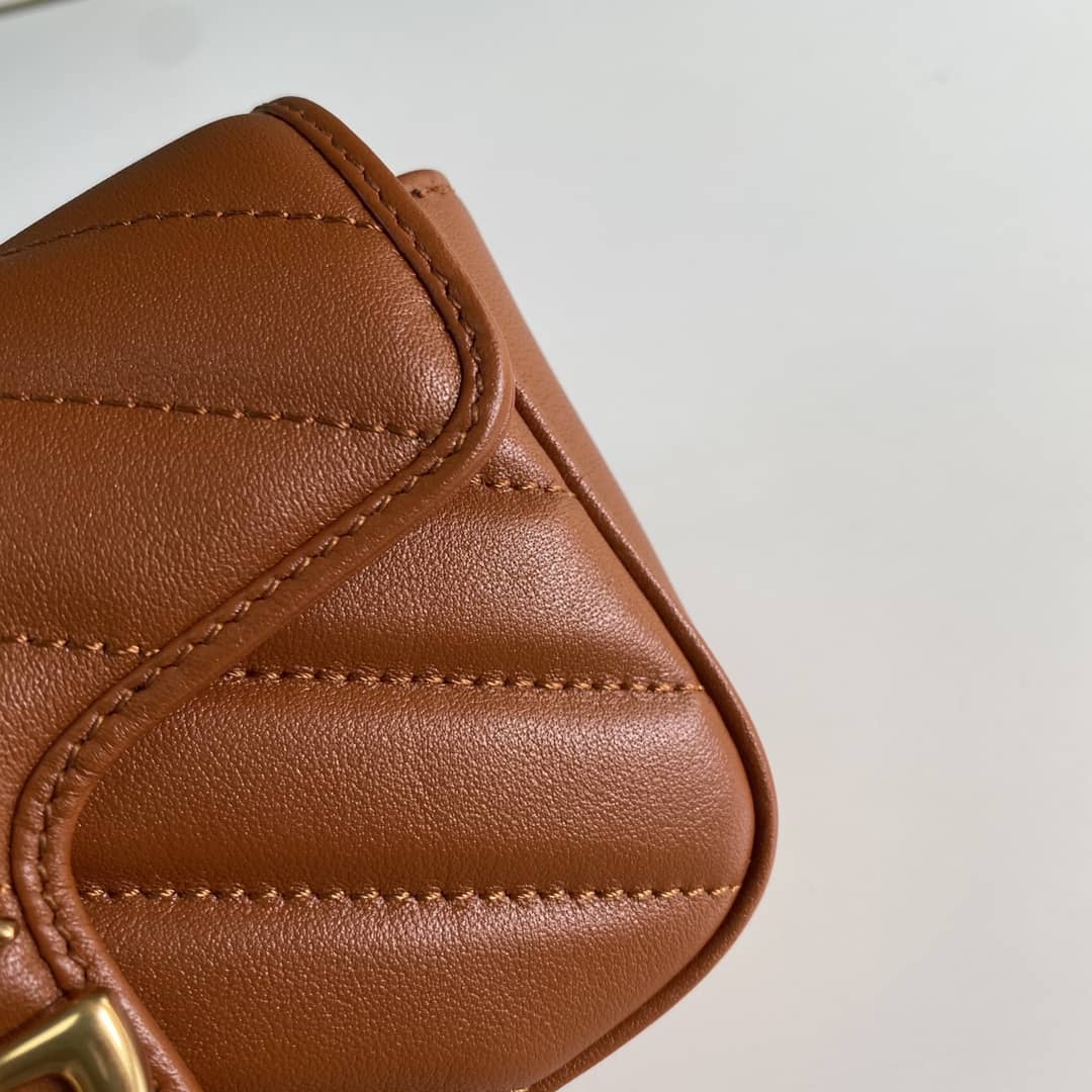 Gvc*1 GG Marmont Matelassé Mini Crossbody Bag Replica 476433